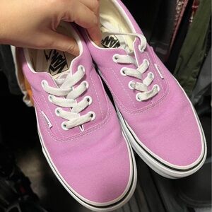 Brand new lilac purple authentic vans. Worn like once